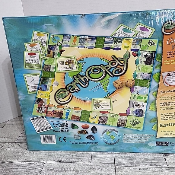 Earthopoly Celebrating Earth Board Game New & Sealed By Late for the Sky NEW - Picture 5 of 6